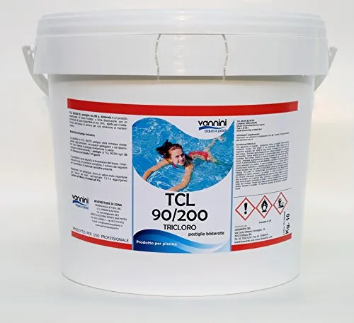 Tricloro 90% pastiglie 200gr TCL 90/200 -10 kg.