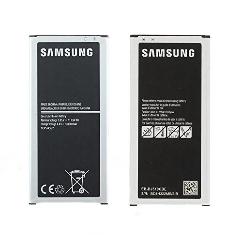 Batteria originale per Samsung Galaxy J5 (2016) con capacità di 3100 mAh, carica rapida 2.0, sfusa