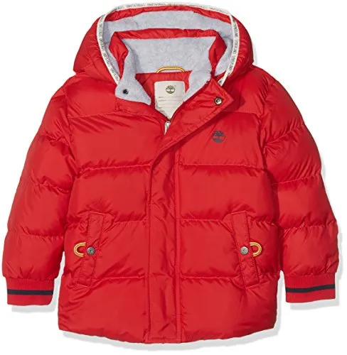 Timberland Doudoune Cappotto, Rosso (Rouge Drapeau 986), 9 Mois Bimbo