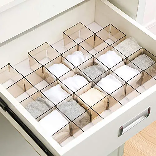 Organizer cassetti divisori per cassetti separatori per cassetti cassetti scatole organizer cassetto storage box interno divisori mutande reggiseno divisori plastica biancheria intima calze fazzoletti