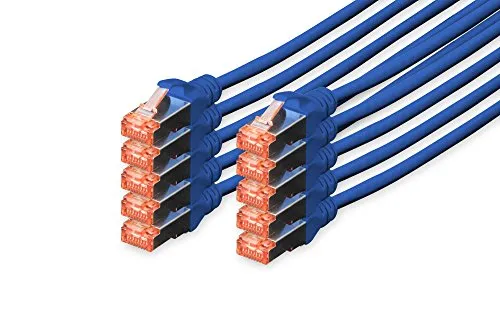 Digitus Cavo FTP Cat 6 S/Alimentazione di Rete, LSZH, Rame, AWG 27/7 Blu Blau 2 m