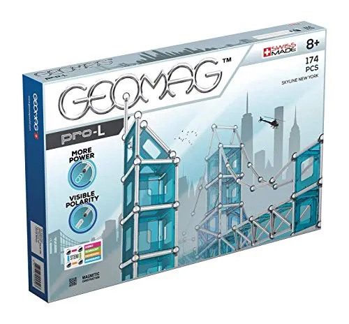 Geomag- Skyline New York Gioco Costruzioni Magnetiche, Multicolore, 027