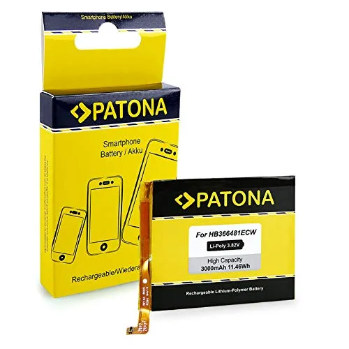 PATONA™ Batteria HB366481ECW Compatibile con Huawei Honor 8, P9, Venus