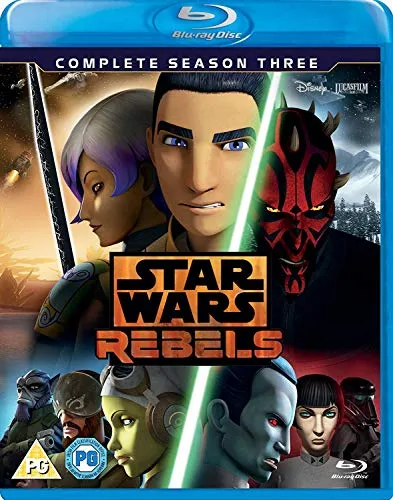 Star Wars Rebels Season 3 (3 Blu-Ray) [Edizione: Regno Unito]