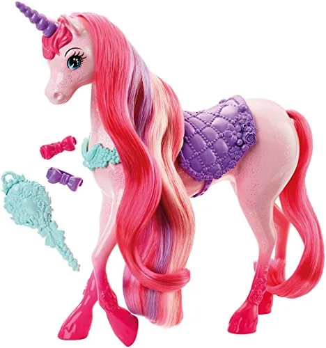 Barbie DHC38 - Unicorno, Multicolore
