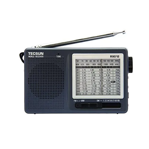 Tecsun R-9012 AM/FM/SW 12 Bands Shortwave Radio Receiver (Tecsun R-9012)