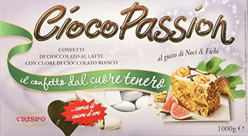 Crispo Confetti Cioco Passion Noci e Fichi - Colore Bianco - 1 kg
