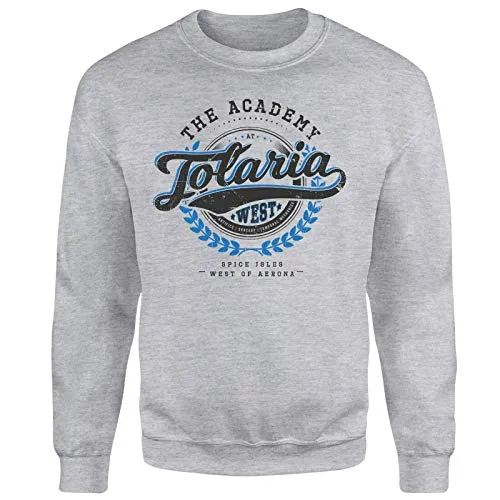 SWEATSHIRT Felpa Magic The Gathering Tolaria Academy Grigio Grey 2XL