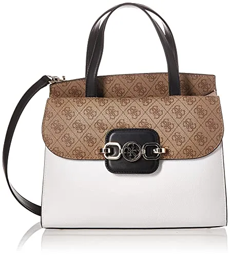 Guess Hensely Satchel Latte Multi