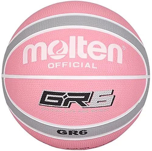 Molten BGR6-WPS - Pallone da basket da donna, colore: Rosa