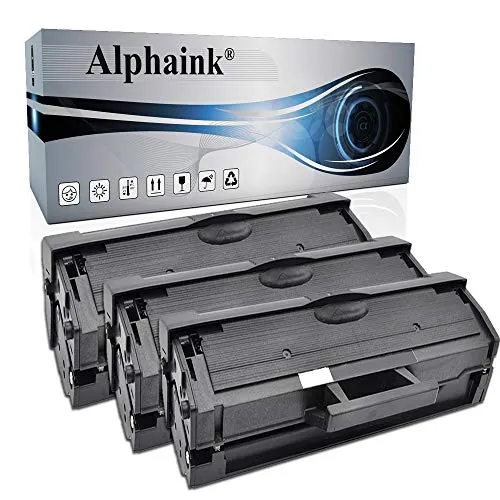 Alphaink 3 Toner Compatibile con Samsung MLT-D1042S versione da 1500 copie per stampanti Samsung ML-1660 1665 1666 1670 1672 1674 1675 1678 1860 1865 SCX-3000 3200 3205 … (3 Toner)