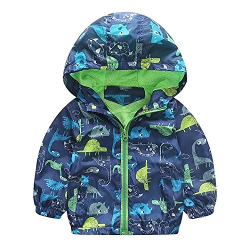 Unisex Bambine E Bambino Dinosauro Cappuccio Zip Cappotto Giacca Animale Felpa Mantello del Cappotto di Inverno della Pelliccia della Neonata Abbigliamento Giacca Ragazzo E Ragazza