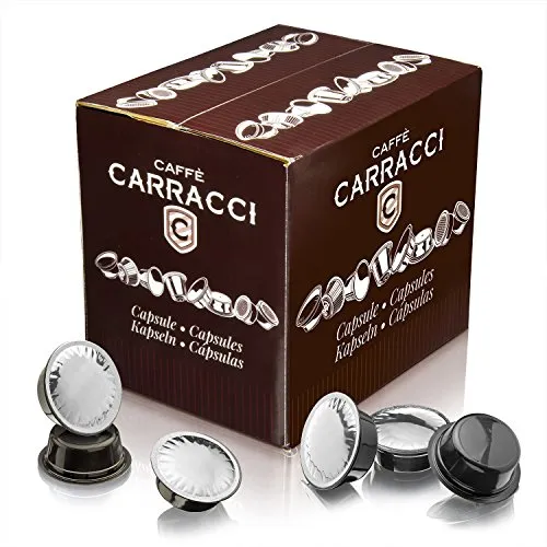 Caffè Carracci, Capsule Compatibili Lavazza A Modo Mio, Milano 100% Arabica - totale 100 capsule