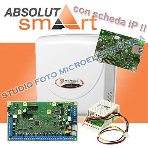 Kit Centrale Antifurto Bentel Absoluta Smart 14 con scheda IP