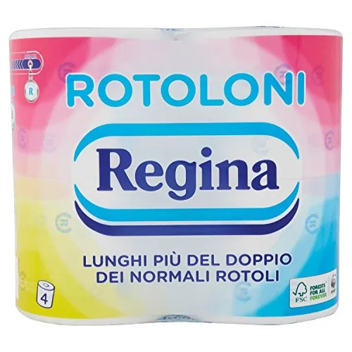 Regina, Carta Igienica - Pacco da 4 Pezzi