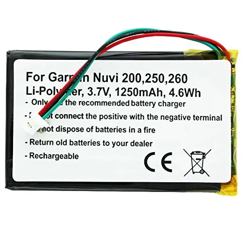 Batteria adatta per Garmin Nuvi 200w, 361-00019-11