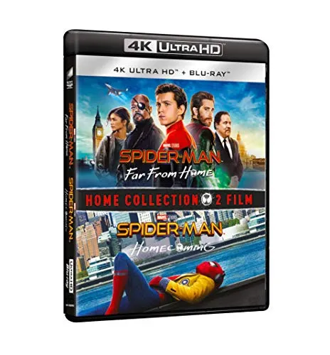 Spider-Man 4K Ultra-HD Boxset: Spider-Man Homecoming + Spider-Man Far From Home (Box Set) (4 Blu-Ray)