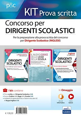 Concorso per dirigenti scolastici. Per la preparazione alla prova scritta del concorso per dirigente scolastico (inglese). Kit prova scritta. Con e-book. Con estensione online