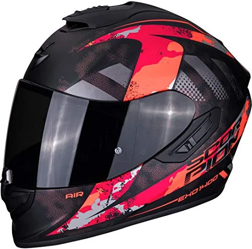 Scorpion EXO-1400 AIR SYLEX Matt Black-Red S