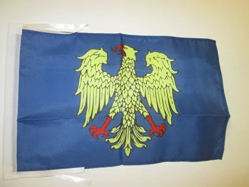 AZ FLAG Bandiera Friuli-Venezia Giulia 45x30cm - BANDIERINA FRIULANA - REGIONE Italia 30 x 45 cm cordicelle