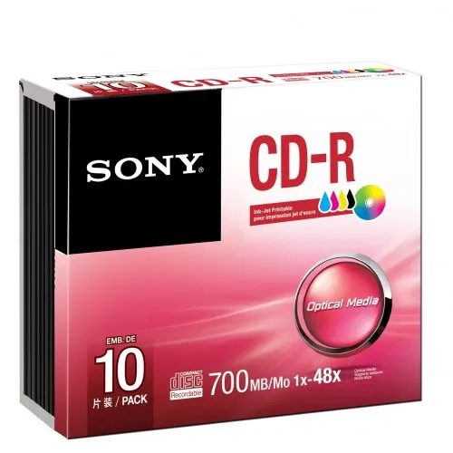 Sony 10CDQ80PS CD, Multicolore