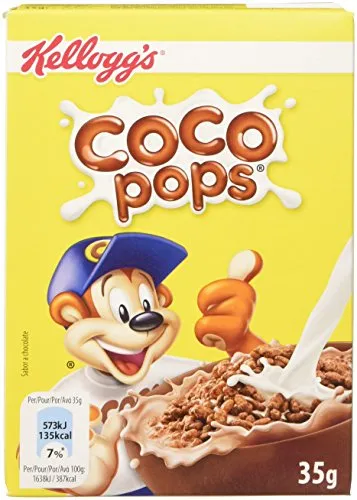 Kellogg's Coco Pops Cereali e Muesli - Confezione da 40 x 35 gr