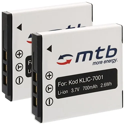 2x Batteria Klic-7001 per Kodak Easyshare M320, M340, M341, M753, M763… - vedi lista!