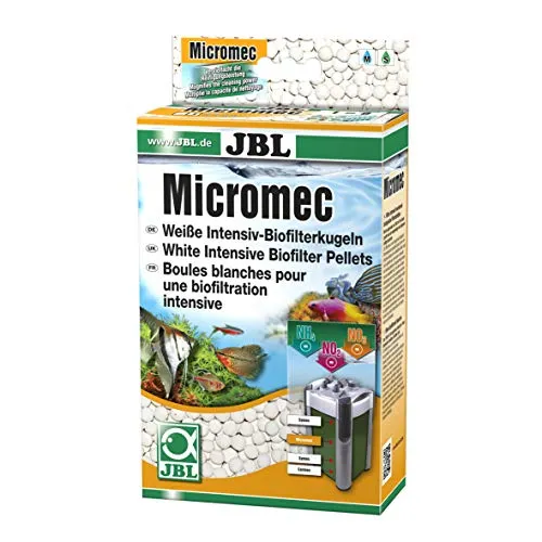 JBL Micromec 1l, sfere di bio-vetro sinterizzate per filtri per acquari per abbattere gli inquinanti