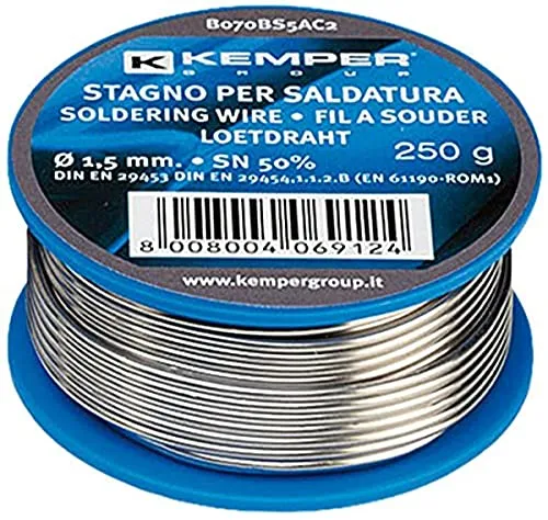 K KEMPER GROUP, L070BS5AC2 Filo di Stagno 50%, Diametro 1,5, 250 g