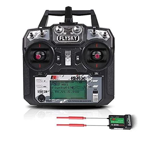 Flysky FS-i6X 10CH 2.4GHz trasmettitore RC AFHDS con FS-iA10B Ricevitore