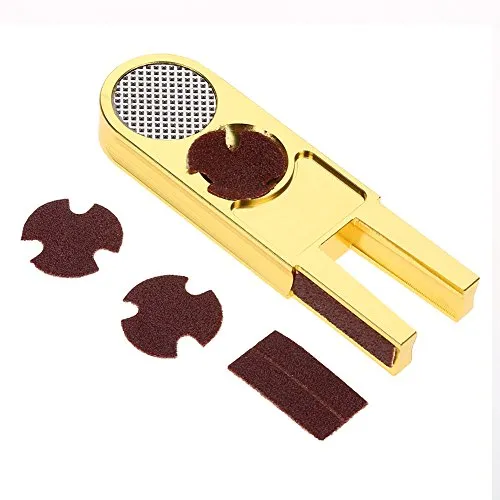 Temperino Stecca Biliardo,Stecca da Biliardo Biliardo da Biliardo Snooker, Biliardo Multifunzione A Forma di U da 3 in 1 Trimmer Tappi A Punta Stecca Tapsostituzione per Scuffer Bruciatrice