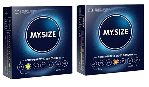 VisitBuy - Set di 2 preservativi “My.Size”, 2 campioni