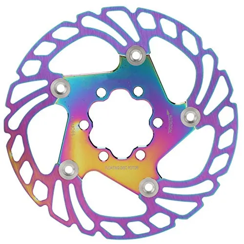 Colore della placcatura, Rotori per bicicletta Rotore per freno a disco in acciaio inossidabile per bici da stradaMountain bikeMTB, BMX(140MM)