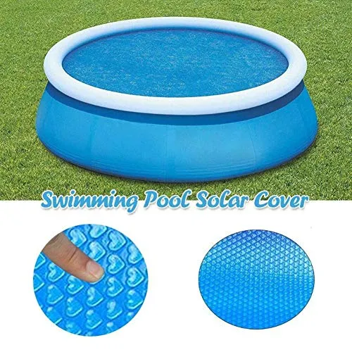 Coperture Solare per Piscine, Telo Termico Tonde, Fogli Isolanti per Piscine per Ridurre L'evaporazione dell'Acqua, per Prevenire Le Radiazioni Ultraviolette