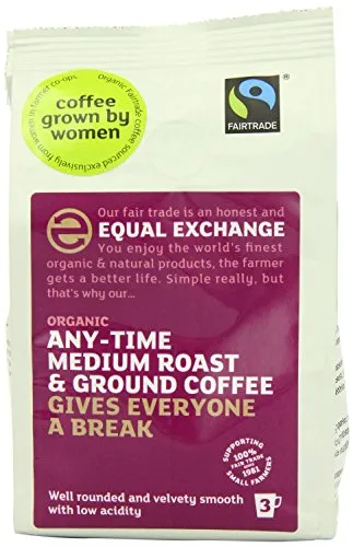 Equal Exchange Fairtrade Organic Medium Roast & Ground Coffee 227g