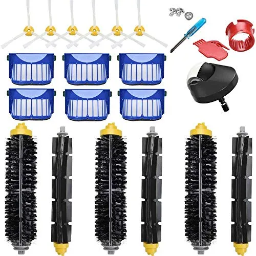 Ricambio per iRobot Roomba 600 605 614 650 660 671 681 690 692 696 698 Ruota Principale Spazzole Laterali Filtro Accessori