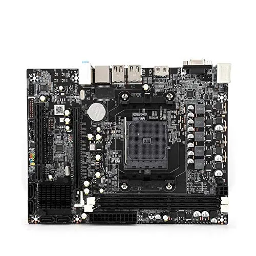 Kafuty Scheda Madre AMD A88 Socket FM 2 / FM 2+ (4G / 8G) Grafica PCIe SATA 3.0 DDR3 1333 / 1600MHz Scheda di Rete 100M con Chip Audio a 6 canali - USB, HDMI, VGA, PS / 2, RJ45