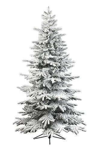 ALBERO DI NATALE ALASKA 360CM INNEVATO 3796 RAMI SUPER FOLTO ECOLOGICO