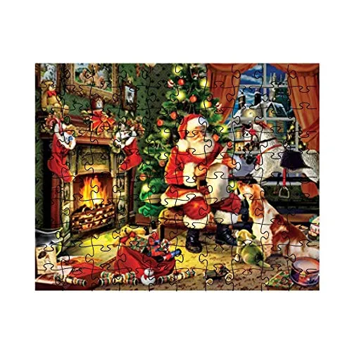 OverTop - Puzzle con Babbo Natale e il cane