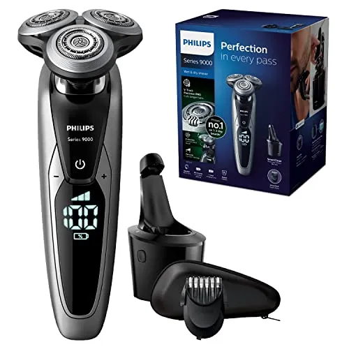 Philips Shaver series 9000 - Rasoio elettrico Wet & Dry, Modello S9711/32