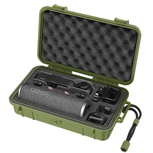 Smatree - Custodia rigida impermeabile per DJI Osmo Pocket 2 / DJI Osmo Pocket Camera - Verde