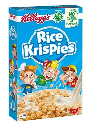 Kellogg's Rice Krispies, Cereali di riso tostato, 1 x 340 grammi