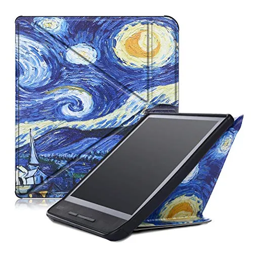 Kobo Forma 2018 8.0" Custodia Case, Heavy Duty Flod Magnetica Slim Folio pelle Ultra sottile e leggera Case Cover Custodia con Auto Wake/sleep per Kobo Forma 2018 8.0" Tablet PC (cielo)