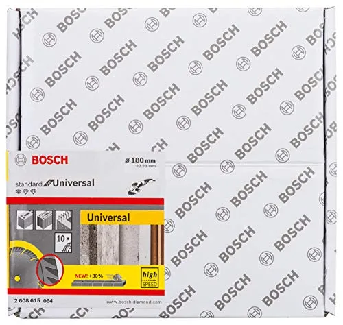 Bosch Professional 2608615064 Disco da Taglio diamantato (Cemento e muratura, 115 x 22,23 mm, Accessorio smerigliatrice angolare)