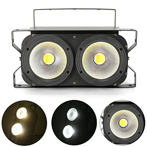 YIYIBY 2 × 100 W COB LED Par illuminazione da palcoscenico DMX Stage Blinder lampada Publikum lampeggiante lampada da DJ luce industriale da palcoscenico