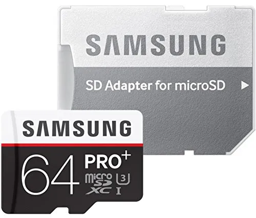Samsung MB-MD64DA/EU Sched MicroSD Pro+ da 64GB, Adattore SD incluso
