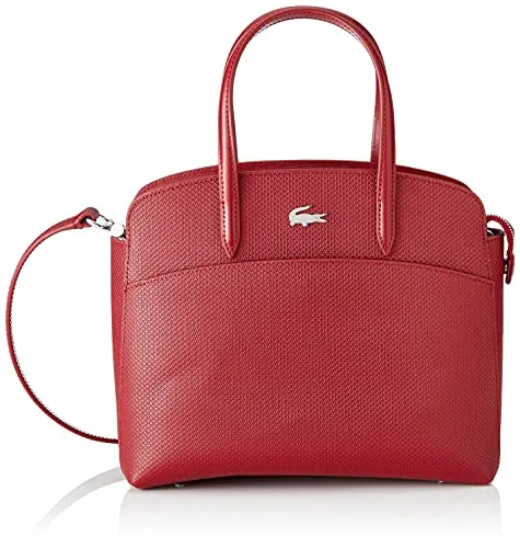 Lacoste NF3496KL, S Tasca Top Handle Bag Donna, Bordeaux, Taglia Unica