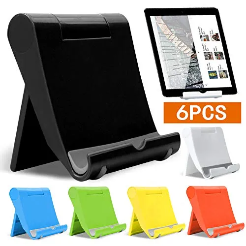6 PCS Regolabile Supporto Supporto Tablet Universale Telefono Supporto per Tablet Multi-Angolo Portatile Tablet Multicolore JAANY