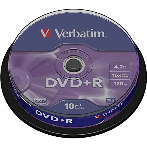 Verbatim Spindle 10 Dvd+R 4 7Gb 16X Cf.10 Xx