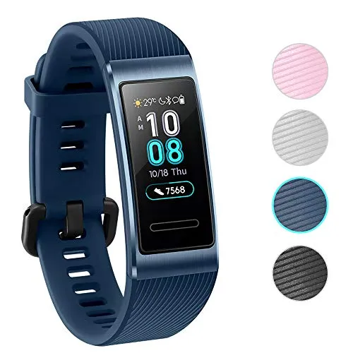 NEWZEROL Compatibile con Cinturino Protettivo per Huawei Band 3 PRO/4 PRO Cinturino Protettivo con Cinturino Rapido per Huawei Band 3 PRO/4 PRO - Blu [Garanzia di Sostituzione a Vita]